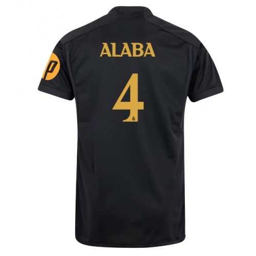 Fotbalové Dres Real Madrid David Alaba #4 Alternativní 2023-24 Krátký Rukáv